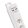 Qoltec 50282 surge protector White 4 AC outlet(s) 230 V 1.8 m