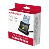 AXAGON Universal desktop USB contact Smart card/ID card reader with long, USB-A cable | CRE-SM4N