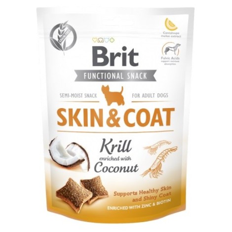 BRIT Functional Snack Skin&Coat Krill  - Dog treat - 150g