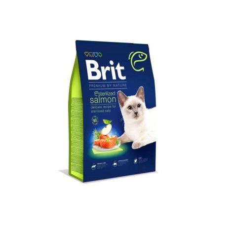 BRIT Premium by Nature Sterilized  Salmon - dry cat food 1,5 kg