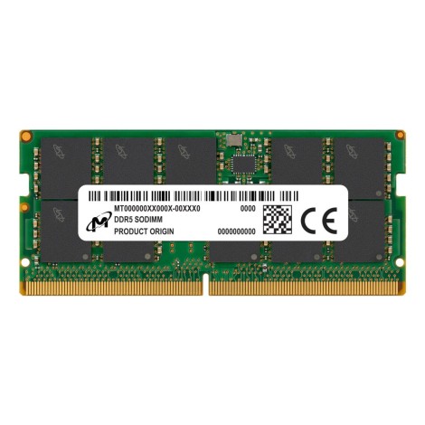 Server Memory Module|MICRON|DDR5|16GB|ECC|5600 MHz|CL 46|1.1 V|MTC10C1084S1TC56BR