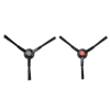 Anker Eufy | Side Brush, 2 pairs, Durable, Soft, Compatible with E25/ E28/S1 Pro/S1