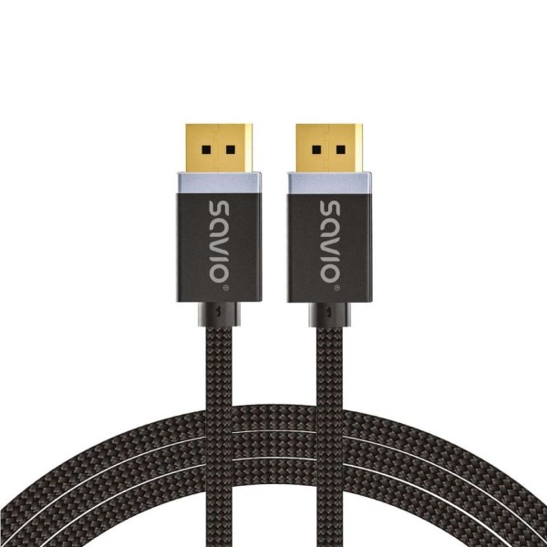 DisplayPort cable 2 m Black SAVIO ...