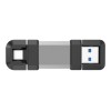 Silicon Power Dual USB Drive | Mobile C51 | 64 GB | USB Type-A and USB Type-C | Silver