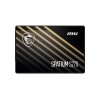 SSD|MSI|SPATIUM S270|480GB|SATA|3D NAND|Write speed 450 MBytes/sec|Read speed 500 MBytes/sec|2,5