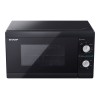 Sharp | Microwave Oven with Grill | YC-MG01E-B | Free standing | 800 W | Grill | Black
