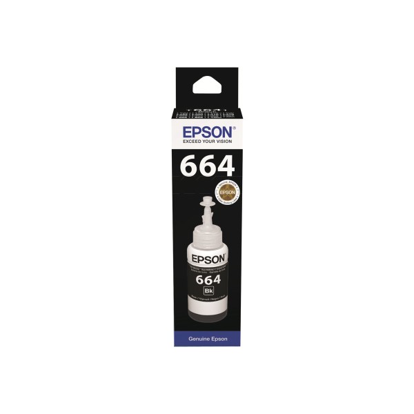 EPSON 1LB T6641 BLACK INK BOTTLE ...