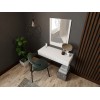 Dressing table with mirror PAFOS 80x41.6x100 white matte