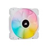 Corsair | 120mm White PWM Fan, Triple Pack with Lighting Node CORE | iCUE SP120 RGB ELITE Performance | Case Fan