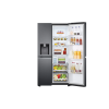 LG | Refrigerator | GSLV71MCLE | Energy efficiency class E | Free standing | Side by side | Height 179 cm | No Frost system | Fridge net capacity 416 L | Freezer net capacity 219 L | 36 dB | Matte Black