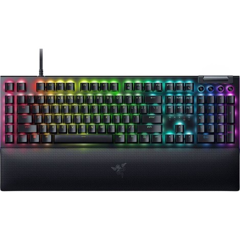 Razer | BlackWidow V4 | Mechanical Gaming keyboard | Wired | RGB LED light | US | Black | Yellow Switches