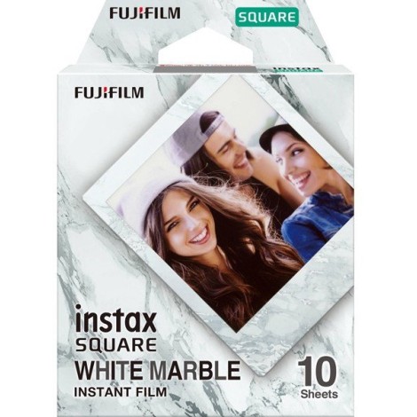 Fujifilm Instax Square Whitemarble (10pl) Instant Film | Fujifilm