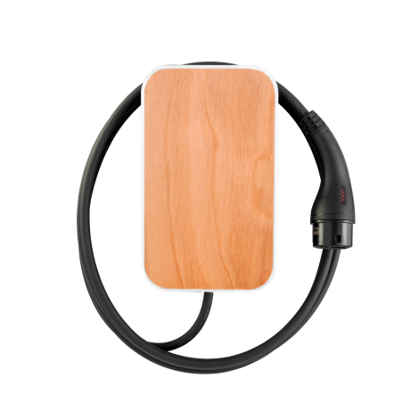 VOOL EV Charger | V22TWGGPL | 22 kW | 4G, Wi-Fi (IEEE 802.11 b/g/n), Ethernet 10/100 | 6.5 m | Wood Grain Light