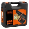 Black & Decker BDCDC18KB-QW drill Keyless Black, Orange
