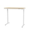 Tuckano Electric height adjustable desk ET119W-C white/oak