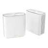 AX5400 Dual-Band Mesh WiFi 6 System | ZenWiFi XD6S (2-Pack) | 802.11ax | 574+4804 Mbit/s | 10/100/1000 Mbit/s | Ethernet LAN (RJ-45) ports 3 | Mesh Support Yes | MU-MiMO No | No mobile broadband | Antenna type Internal