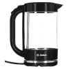 Bosch TWK70B03 electric kettle 1.7 L 2400 W Black, Transparent