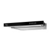 Akpo WK-7 Light Glass 50 Under-cabinet cooker hood Inox, Black