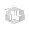 LANBERG Wall mount cabinet 19inch 9U