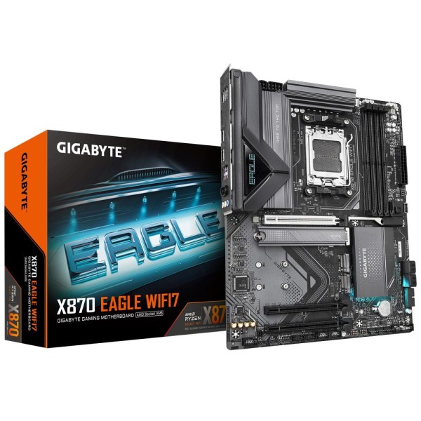 Mainboard|GIGABYTE|AMD X870|SAM5|ATX|Memory DDR5|Memory slots 4|2xPCI-Express 3.0 ...