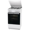 Gorenje Cooker | GG5A14WJ | Hob type Gas | Oven type Gas | White | Width 50 cm | Depth 59.4 cm | 70 L