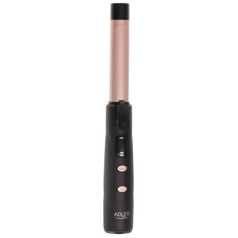 Adler Cordless Curling Iron | AD 2120 | Temperature (min) 170 °C | Display LED | Black/Rose Gold
