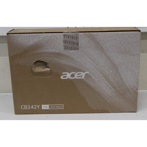 SALE OUT. Acer Vero CB242YGbipr 60cm 23.8'' FHD ZeroFrame 120Hz IPS 16:9 1ms(VRB) 250nits VGA HDMI DP AdaptiveSync EU Black DP, Euro | Acer Vero CB242YGbipr | 24 