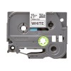 Brother | TZ-241 Laminated Tape | Black on White | TZe | 8 m | 1.8 cm