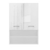 Topeshop POLA MINI DK BPOŁ bathroom storage cabinet White