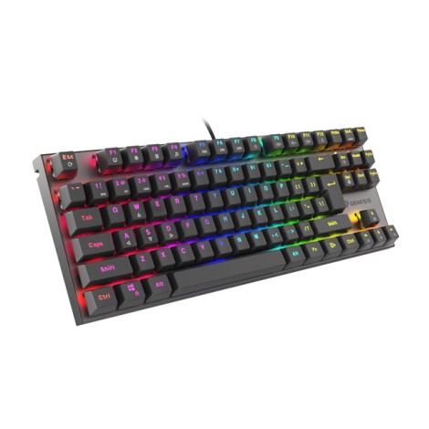 Genesis | THOR 303 TKL | Black | Mechanical Gaming Keyboard | Wired | RGB LED light | US | USB Type-A | 865 g | Replaceable 