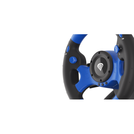 Genesis | Driving Wheel | Seaborg 350 | Blue/Black | Game racing wheel