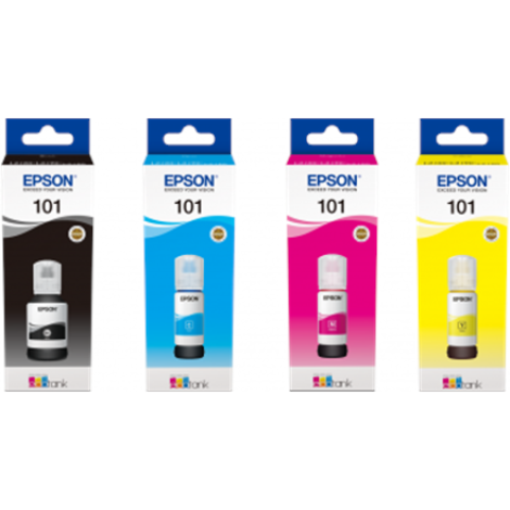 EPSON 1LB 101 EcoTank Magenta ink bottle