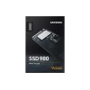 SSD|SAMSUNG|980|250GB|M.2|PCIE|NVMe|MLC|Write speed 1300 MBytes/sec|Read speed 2900 MBytes/sec|2.38mm|TBW 150 TB|MTBF 1500000 hours|MZ-V8V250BW