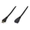 Digitus | HDMI High Speed extension cable | AK-330201-050-S | Type A M/F HDMI Female (type A) | HDMI Male (type A)