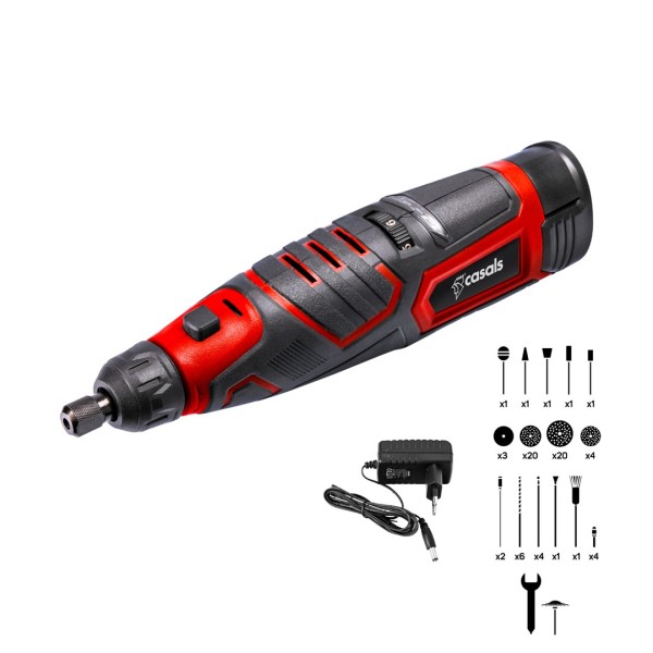 Cordless electric sander with accessories 12V ...