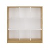 FIESTA 8P ARTISAN/WHITE BOOKCASE