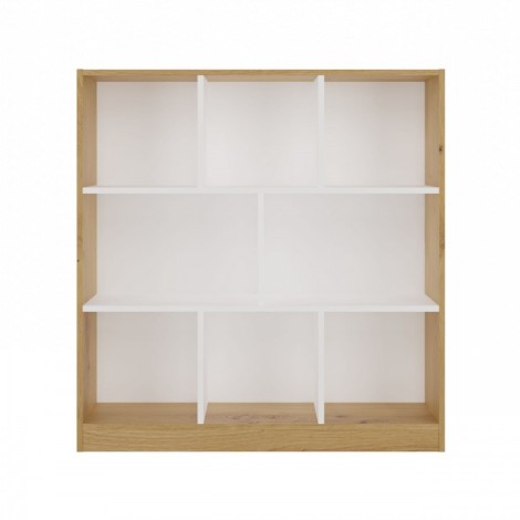 FIESTA 8P ARTISAN/WHITE BOOKCASE