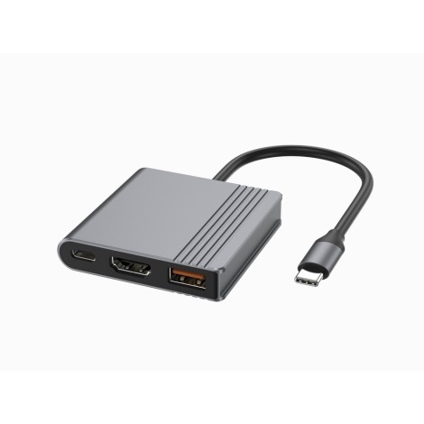 I/O ADAPTER USB-C TO HDMI/USB3/3IN1 A-CM-COMBO3-05 GEMBIRD