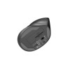 Natec | Vertical Mouse | Crake 2 | Vertical Mouse | Wireless | Bluetooth, 2.4GHz | Black