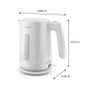 Philips Kettle | HD9411/00 3000 Series | Electric | 2200 W | 1.7 L | Plastic | 360° rotational base | White
