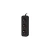 Lanberg Cable Power Strip, 3X French Outlets Quality-Grade Copper, 3 m | PS0-03E-0300-BK