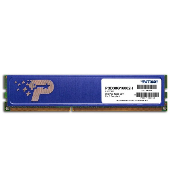 Patriot Memory DDR3 8GB PC3-12800 (1600MHz) ...