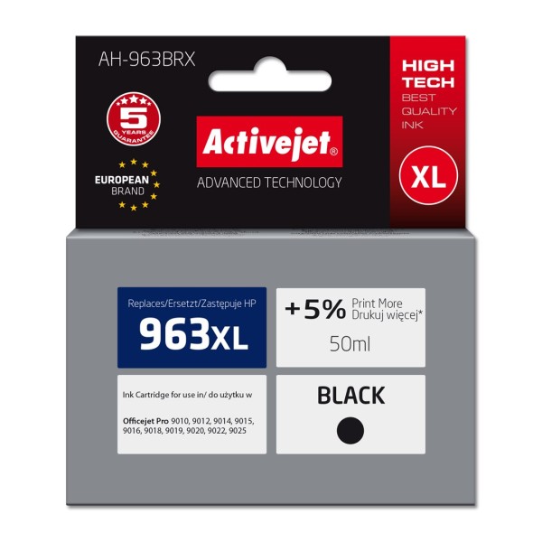 Activejet AH-963BRX Ink Cartridge (replacement for ...