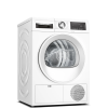 Bosch | Dryer Machine | WQG242AMSN Series 6 | Energy efficiency class A++ | Front loading | 9 kg | Sensitive dry | LED | Depth 61.3 cm | Steam function | White