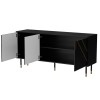 Cama 3D MOUNTAIN chest of drawers 154x40x72 black + gold