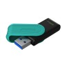 Kingston USB Flash Drive | DataTraveler Exodia S | 128 GB | USB 3.2 Gen 1 | Black/Turquoise