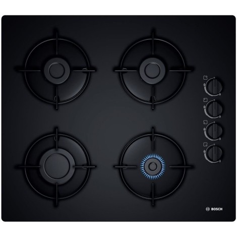 Bosch POP6B6B10 hob Black Built-in Gas 4 zone(s)