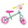 Rowerek biegowy 10" Świnka Peppa zielony 198 Green