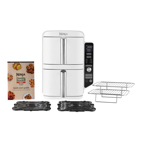Ninja SL400EUWH double hot air fryer white | NINJA
