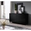 Cama sideboard 2D REJA black gloss/black gloss